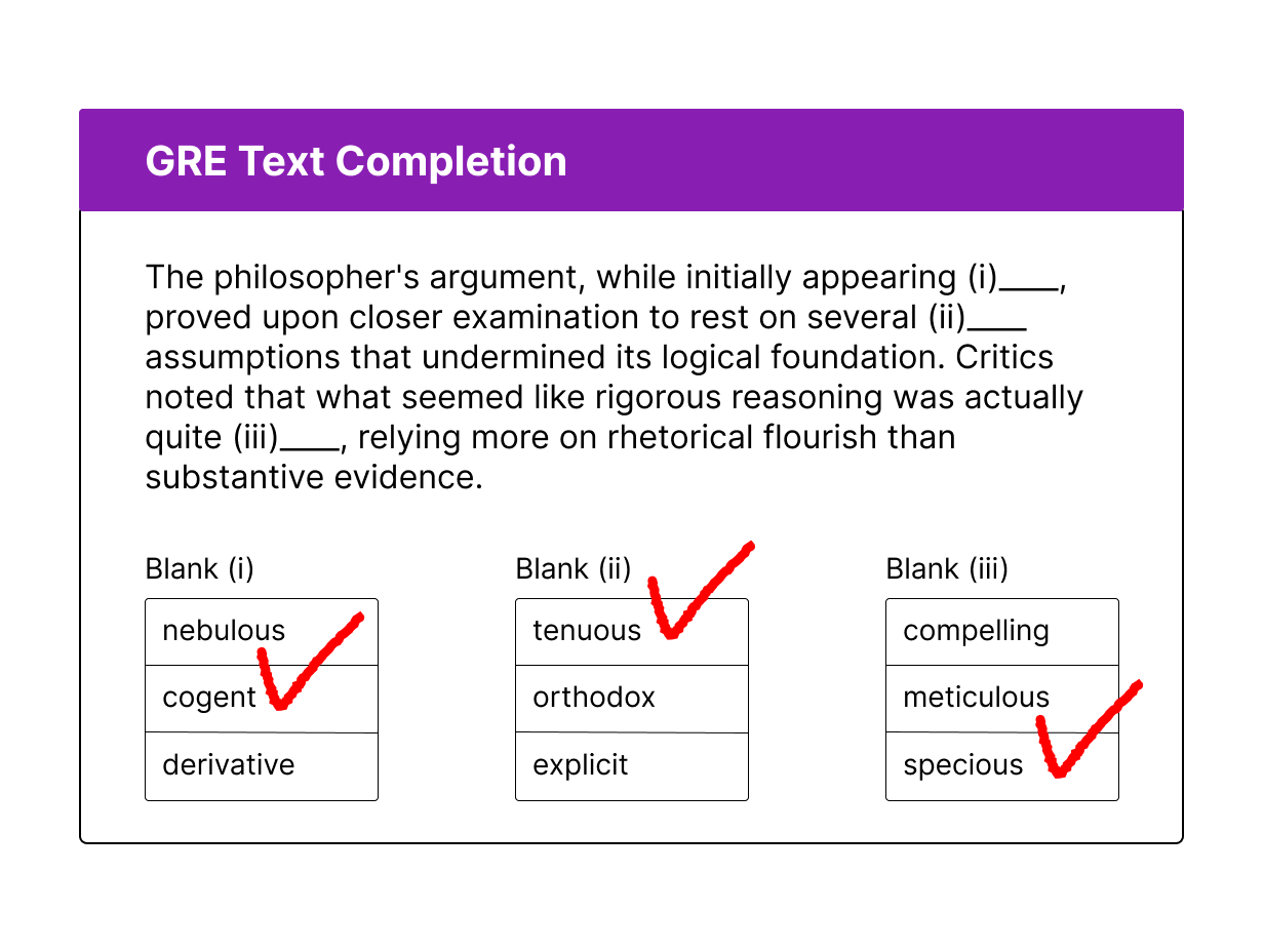 GRE填空题攻略：单空、双空、三空题型全解析